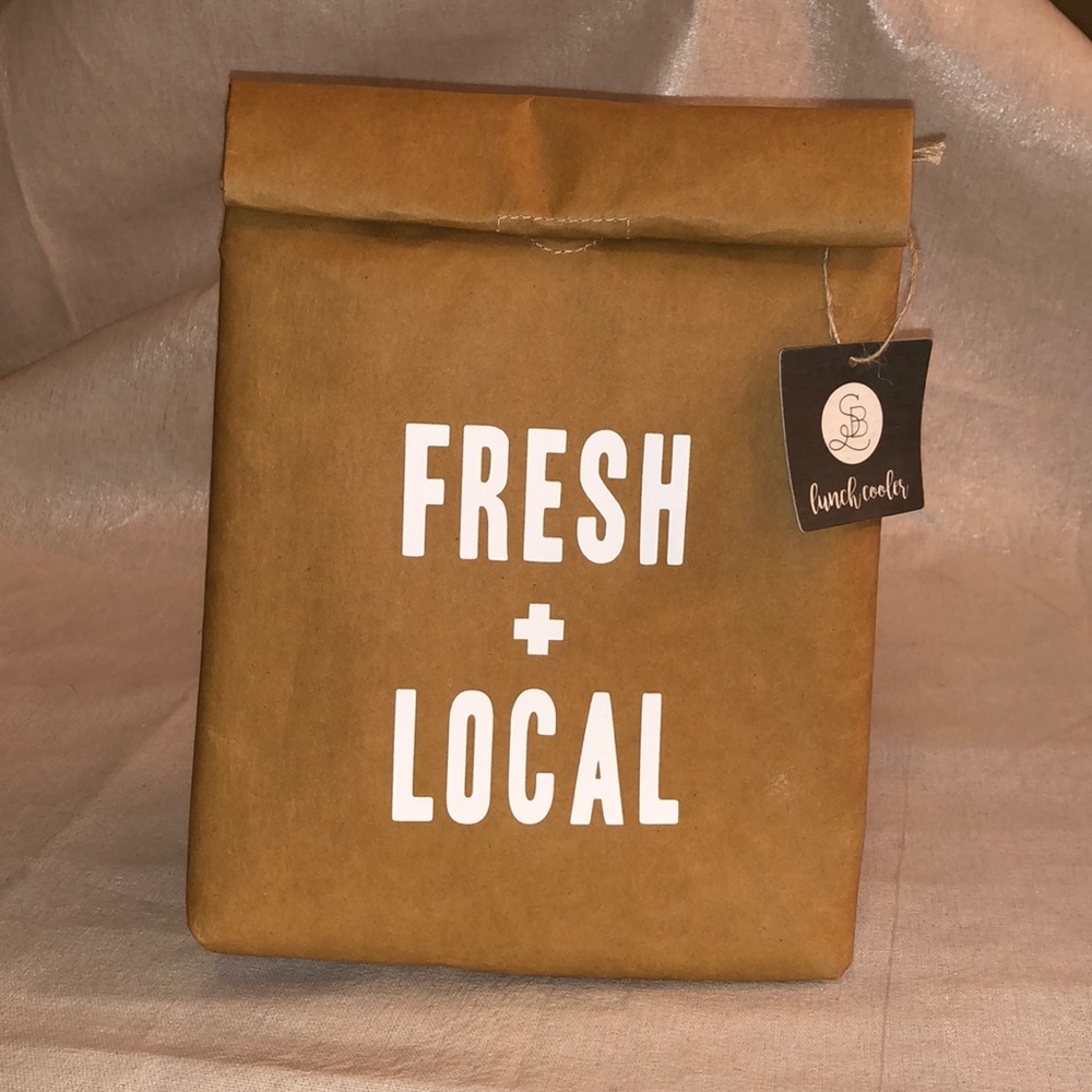 Insulated Cute Lunch Bag & Cooler. Made To Look Just Like a FRESH Brown Bag🙌🏽